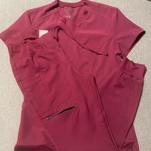 Burgundy HeartSoul set.